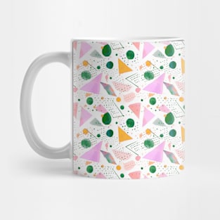 Geometric watercolor shapes Mug